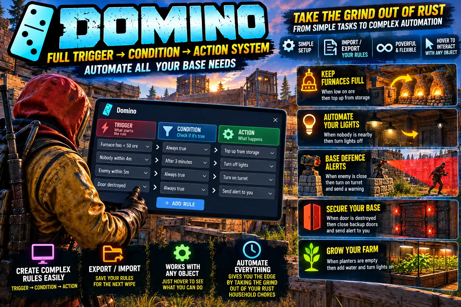 Domino_ Automate Your Rust Base
