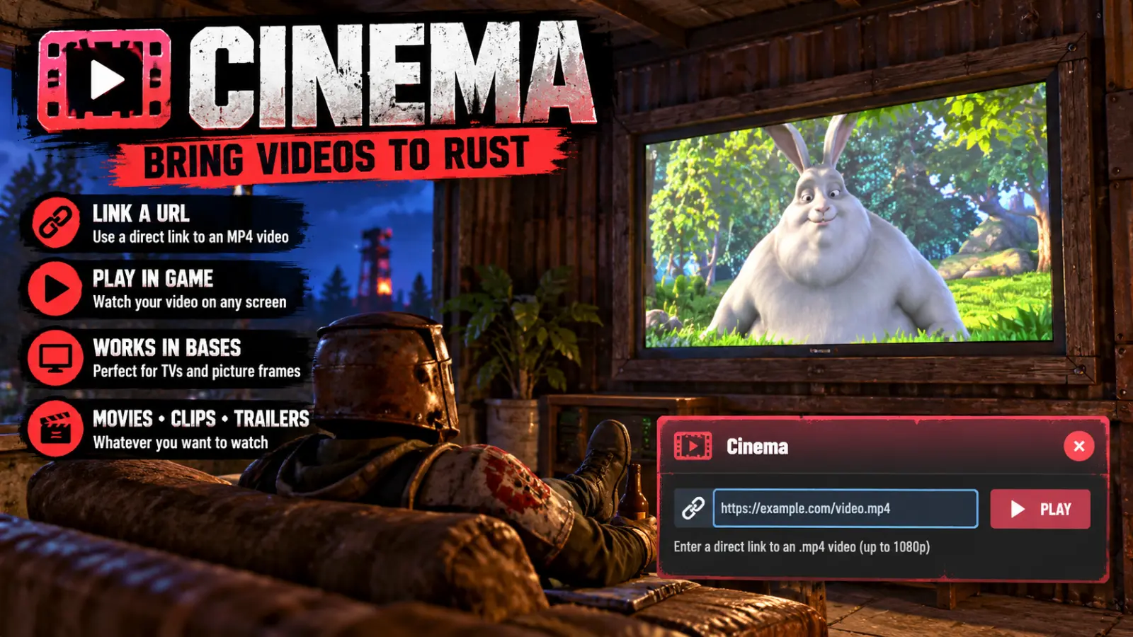 Rust Cinema_ Bring Videos In-Game