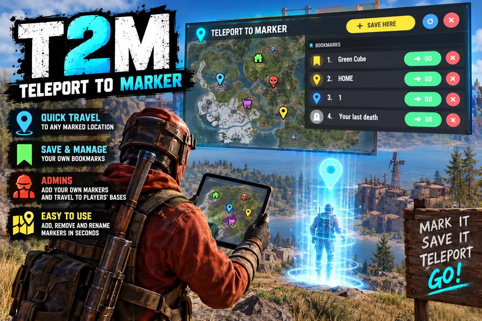 T2M Teleport to Marker Adventure