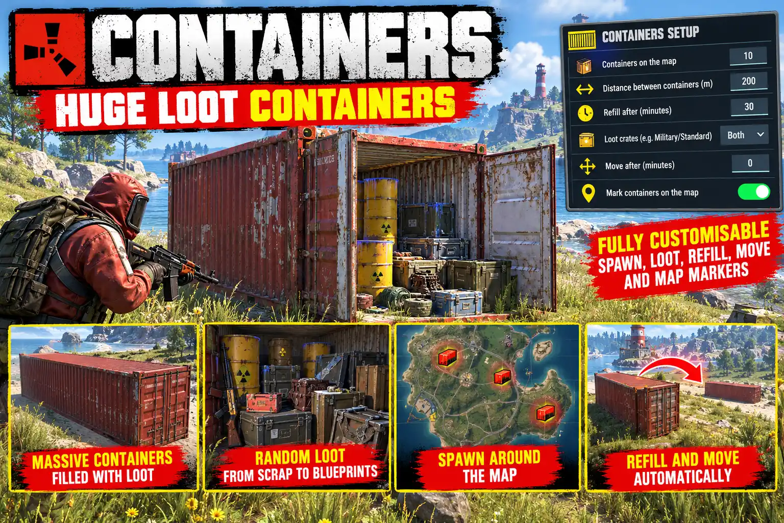 Customizable Loot Containers Poster