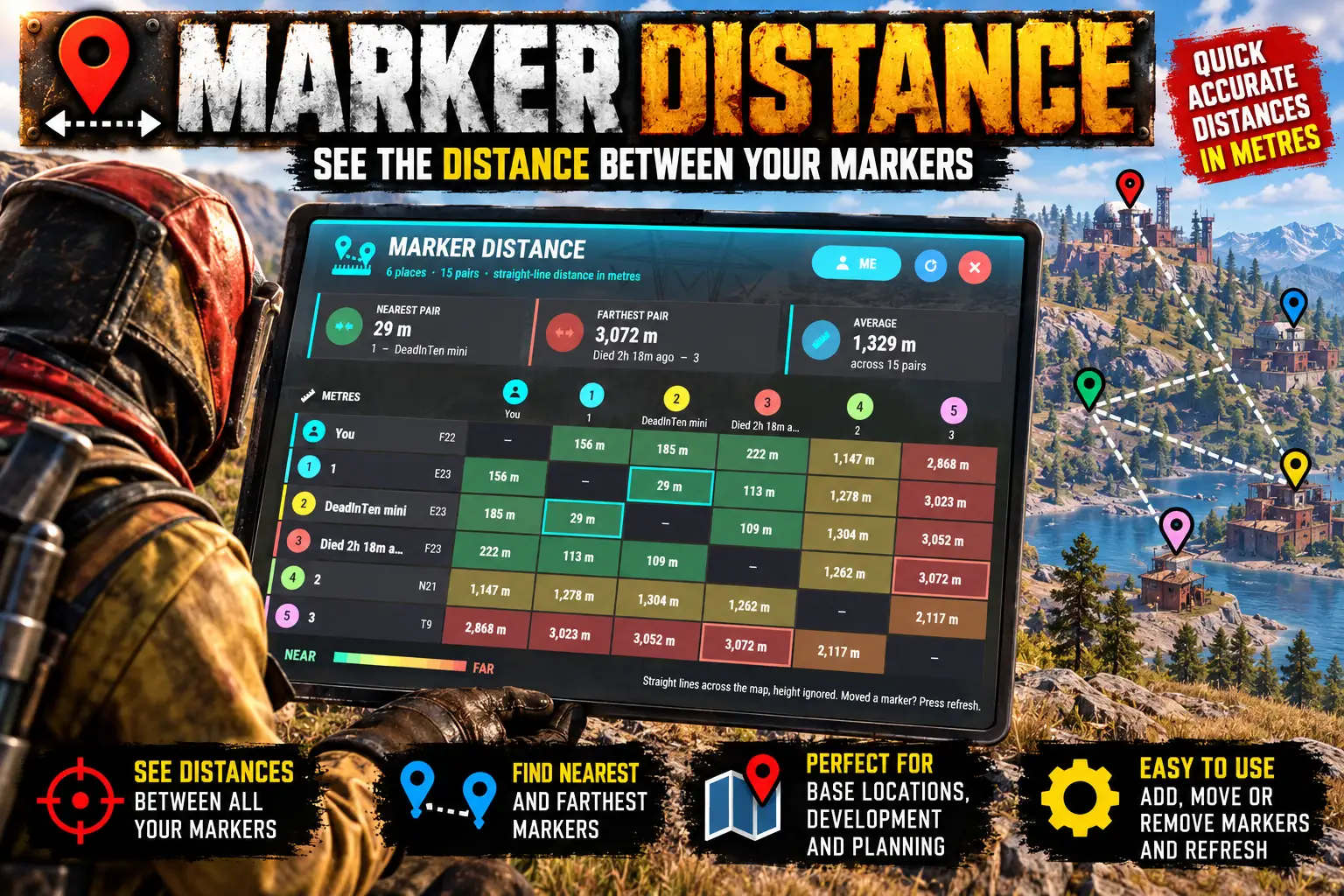 MarkerDistance screenshot 1